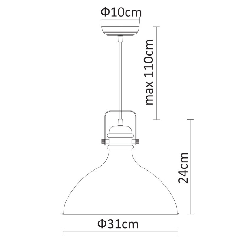 Подвесной светильник ARTE Lamp A1102SP-1AB