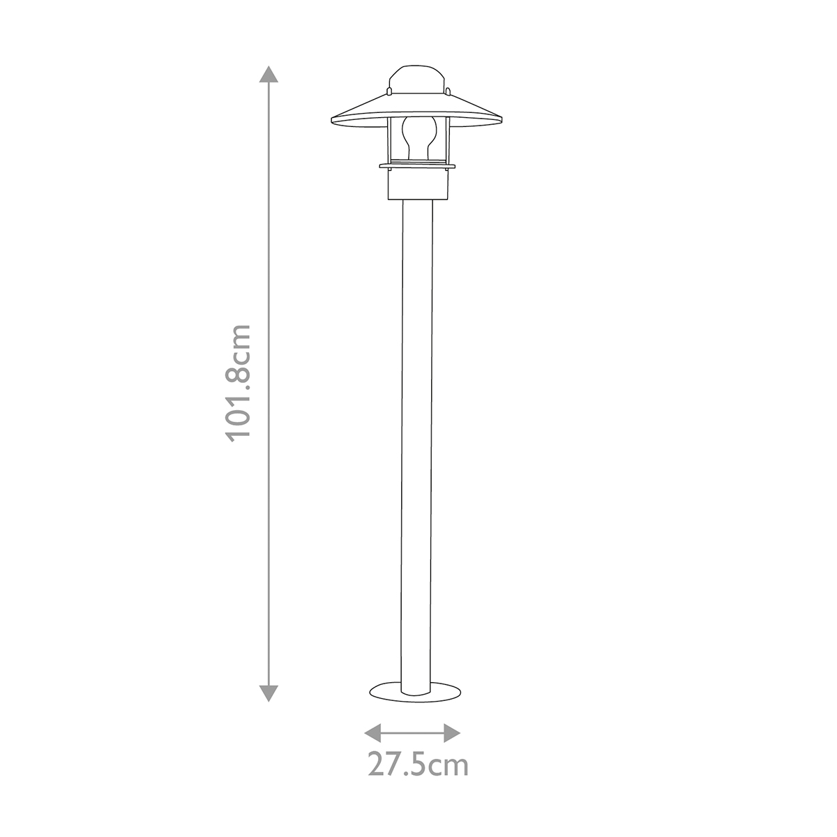 Фонарный столб Elstead Lighting, Арт. KLAMPENBORG-BOL-SIL