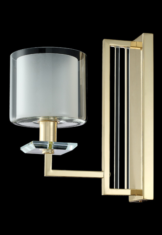 Бра Crystal Lux NICOLAS AP1 GOLD/WHITE
