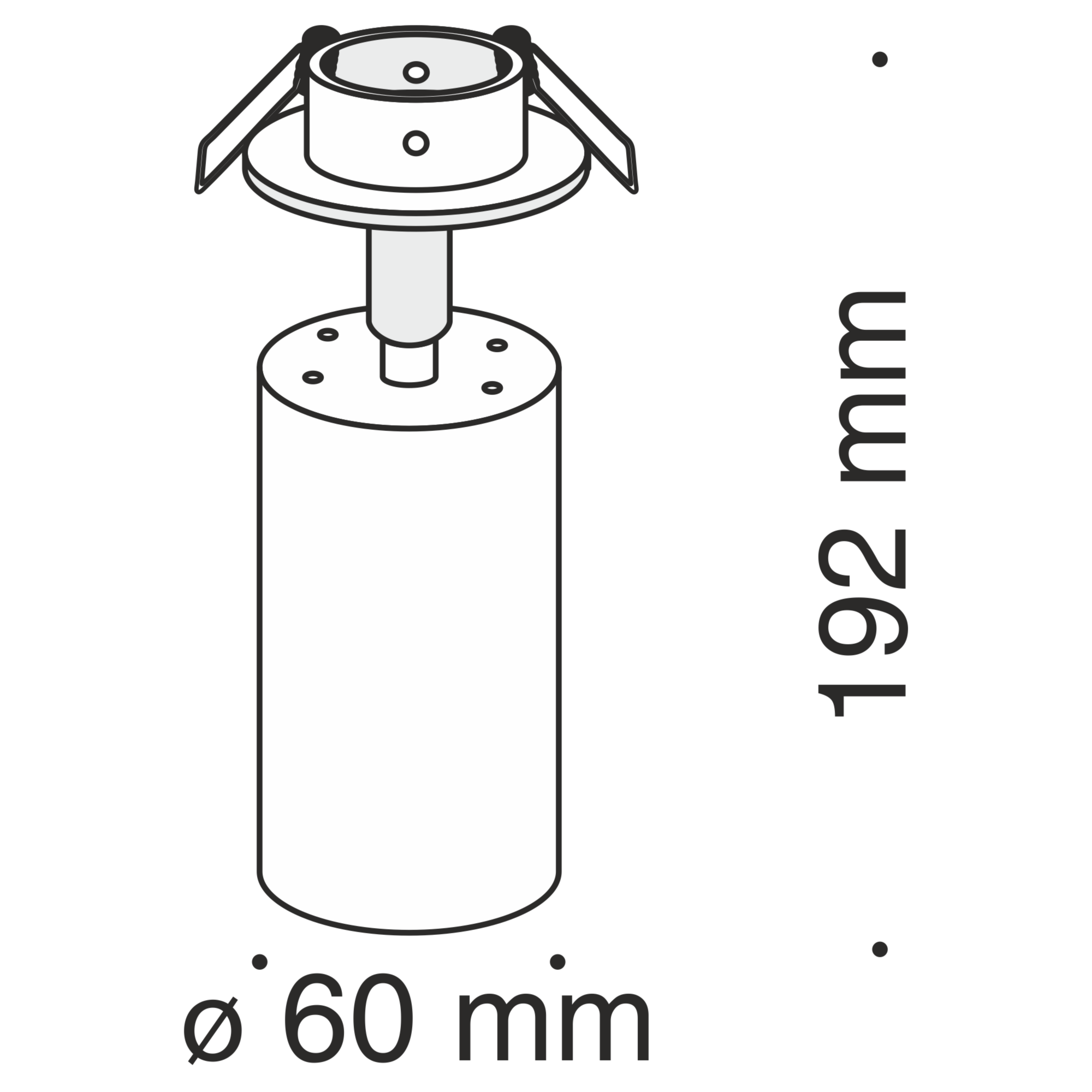 Встраиваемый светильник Technical C018CL-01W