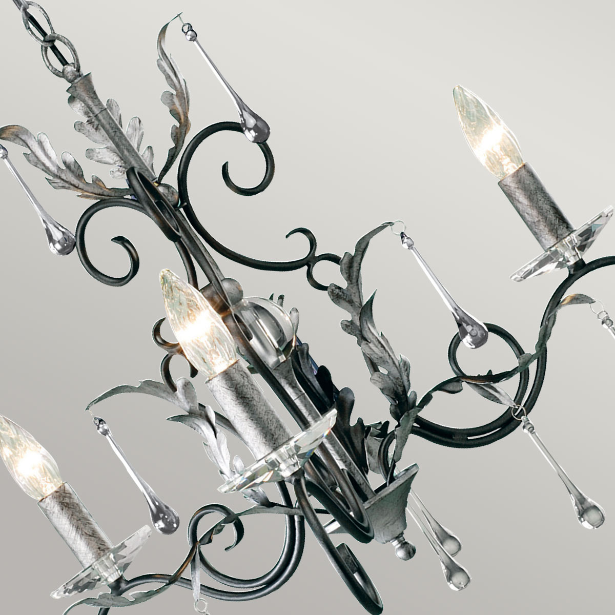 Люстра Elstead Interior, Арт. AML3-BLK-SILVER