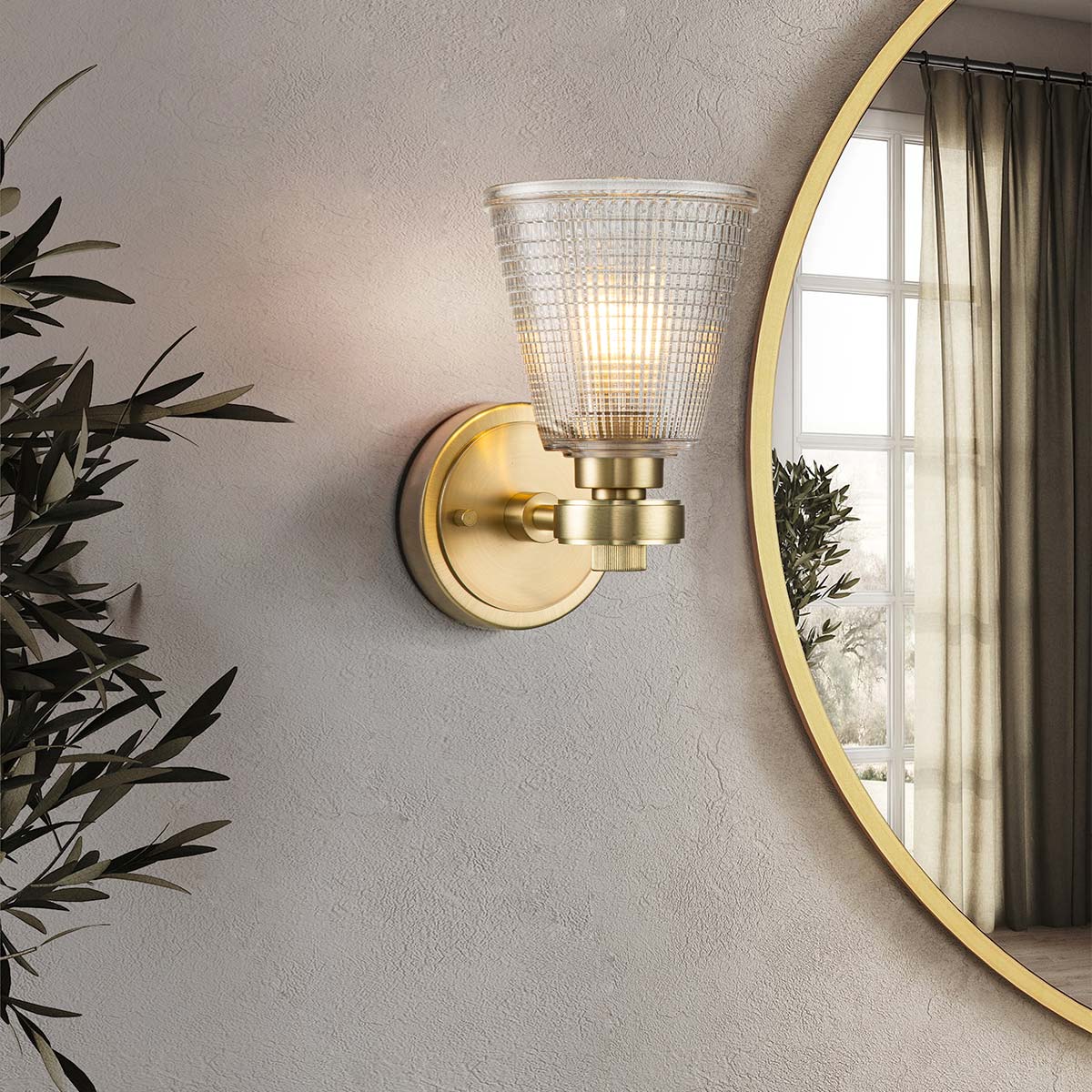 Бра для ванных комнат Elstead Lighting, Арт. BATH-GUNNIS1-BB