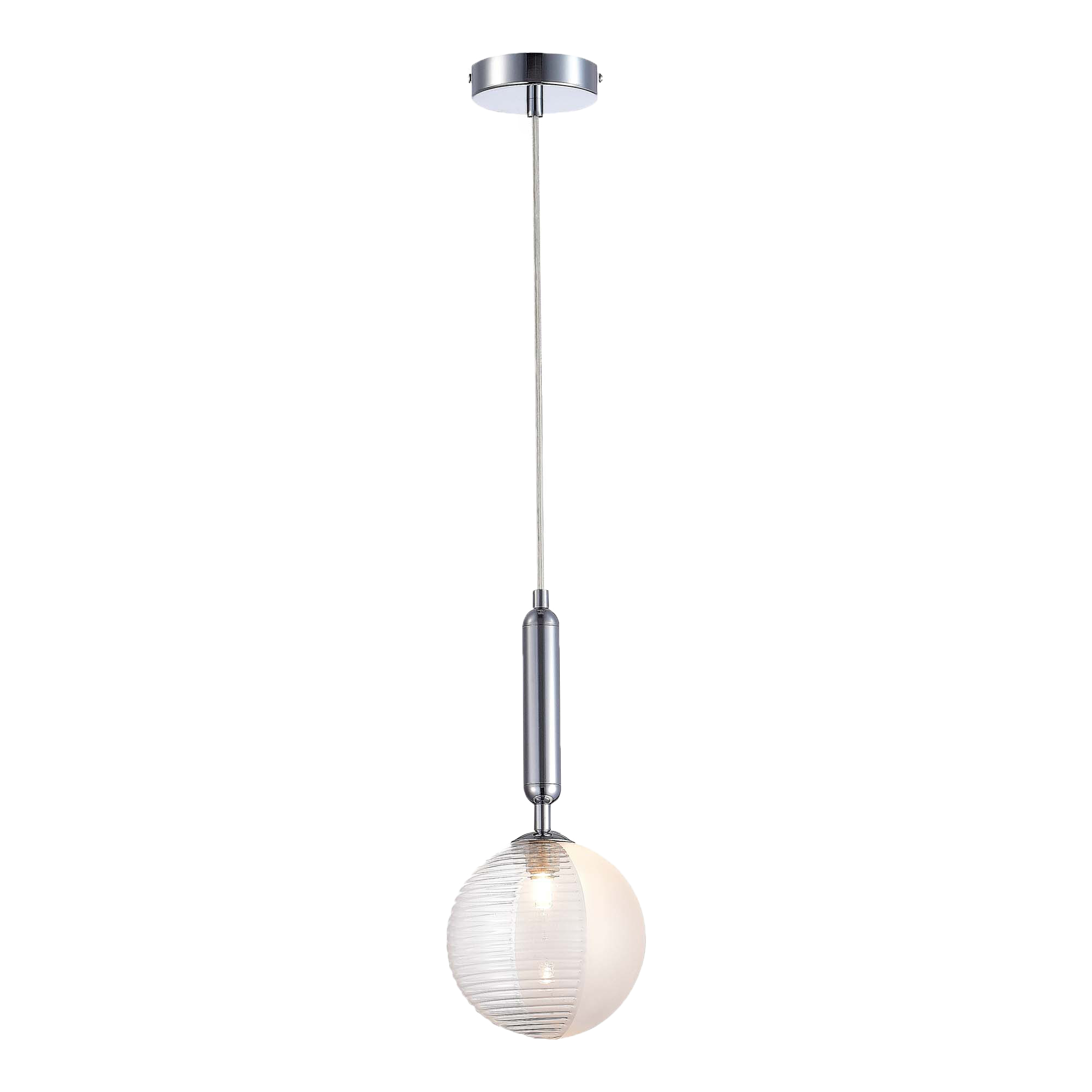 SLE1096-103-01 Подвес Хром/Прозрачный G9 LED 1*5W AVEIRO