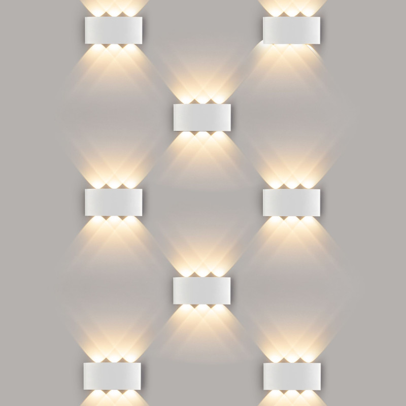 Светильник настенный Elektrostandard 1551 TECHNO LED TWINKY TRIO белый
