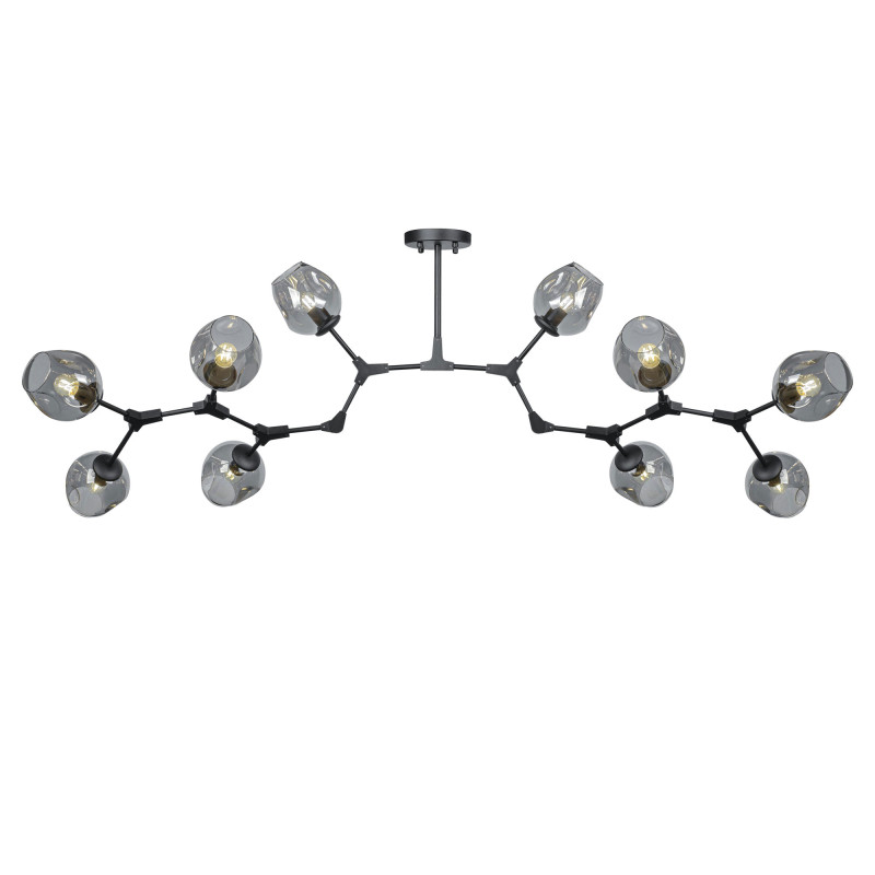 Люстра на штанге AM Group LOFT-10 BK
