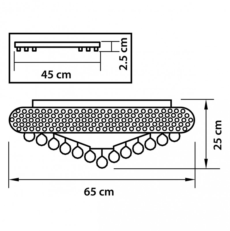 Накладная люстра Lightstar 704174