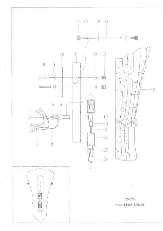 Бра Lightstar 820629