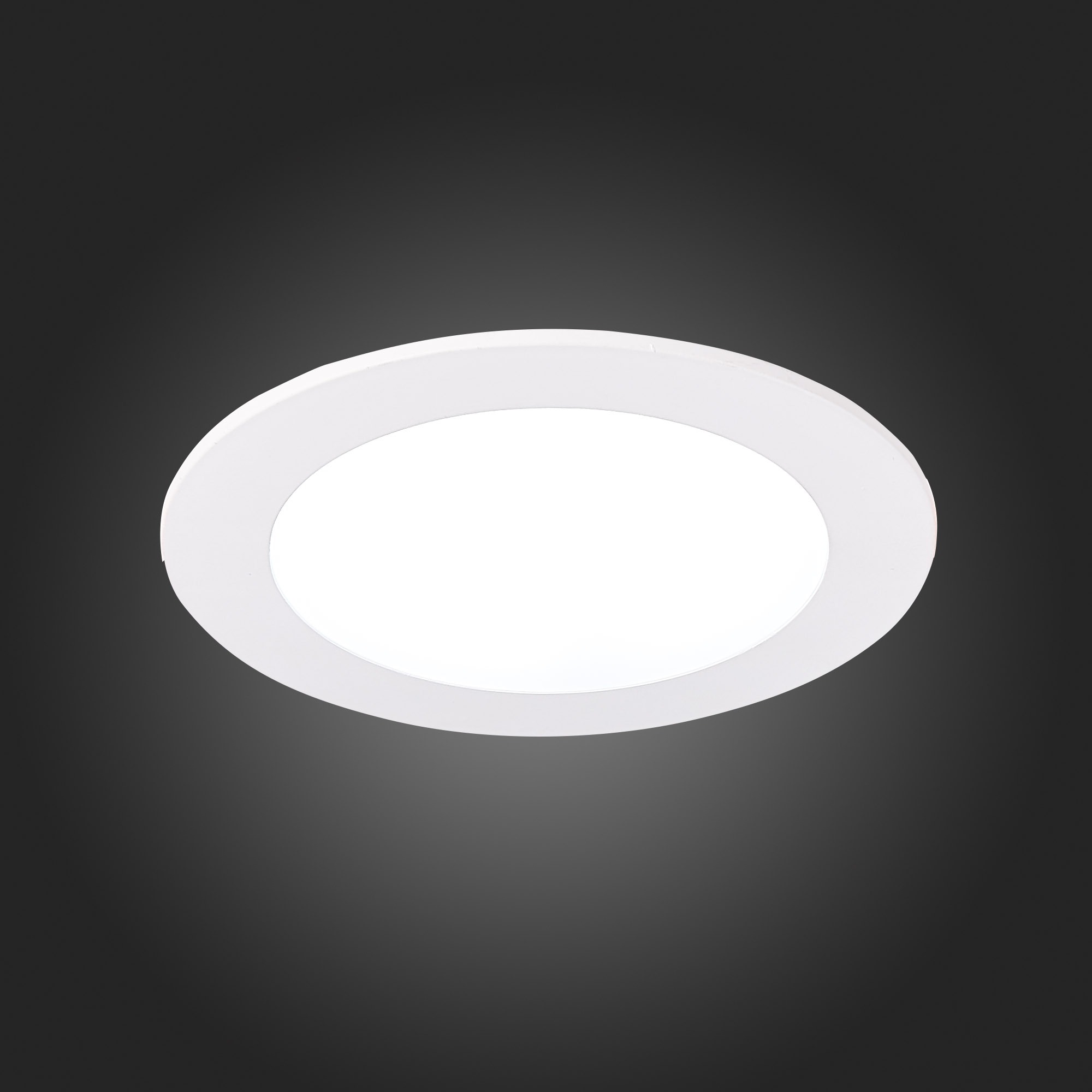 ST212.508.10 Св-к встр. Белый LED 1*10W 3000K/4000K/6000K 850Lm Ra80 110° IP20 D120xH30 220-240V Встраиваемые светильники