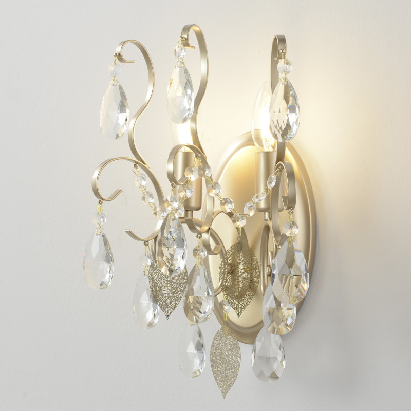 Бра Crystal Lux ESMIRALDA AP2 GOLD