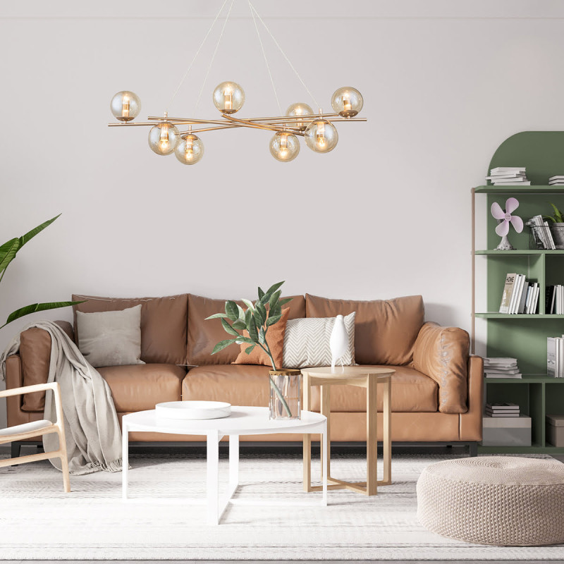 Подвесная люстра Escada 1119/8S Gold