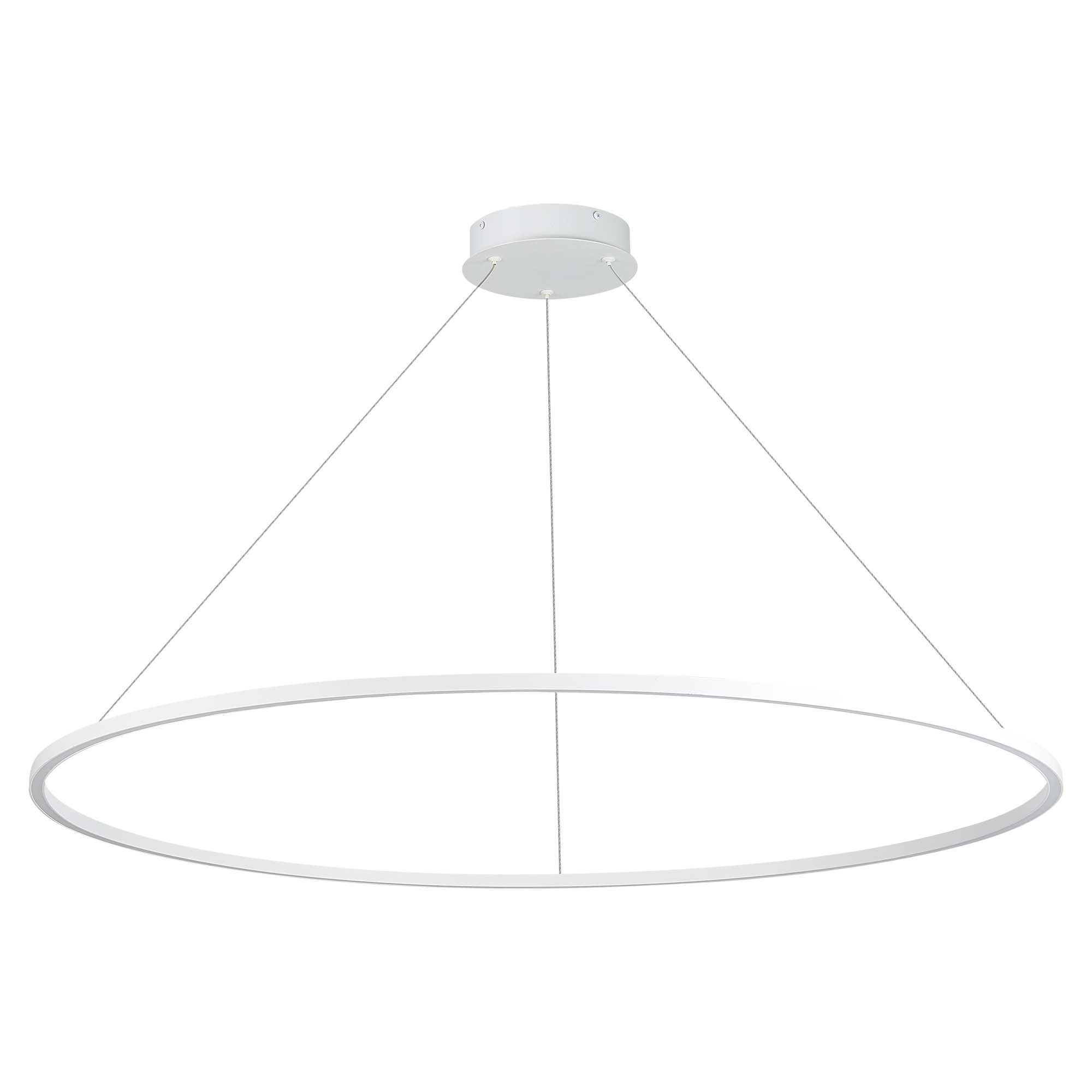 ST605.503.57 Cветильник подвесной SMART ST-Luce Белый/Белый LED 1*57W 2800-6500K AURA