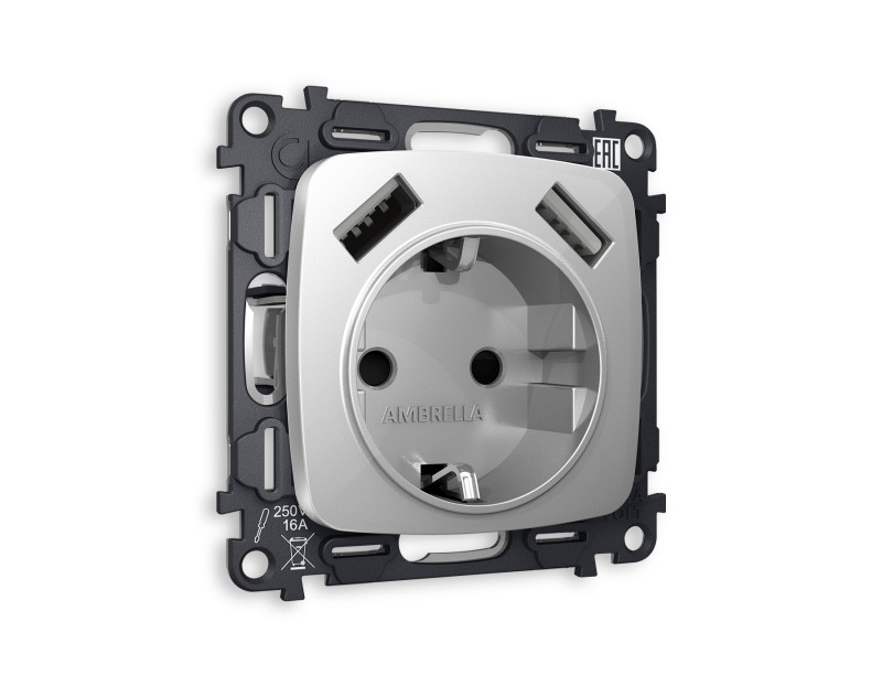 Розетка Ambrella Volt MO409010