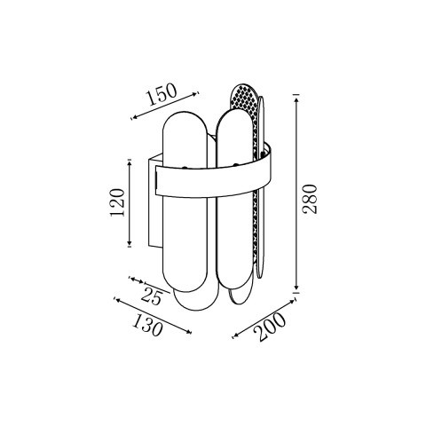 Бра Vele Luce VL3185W02