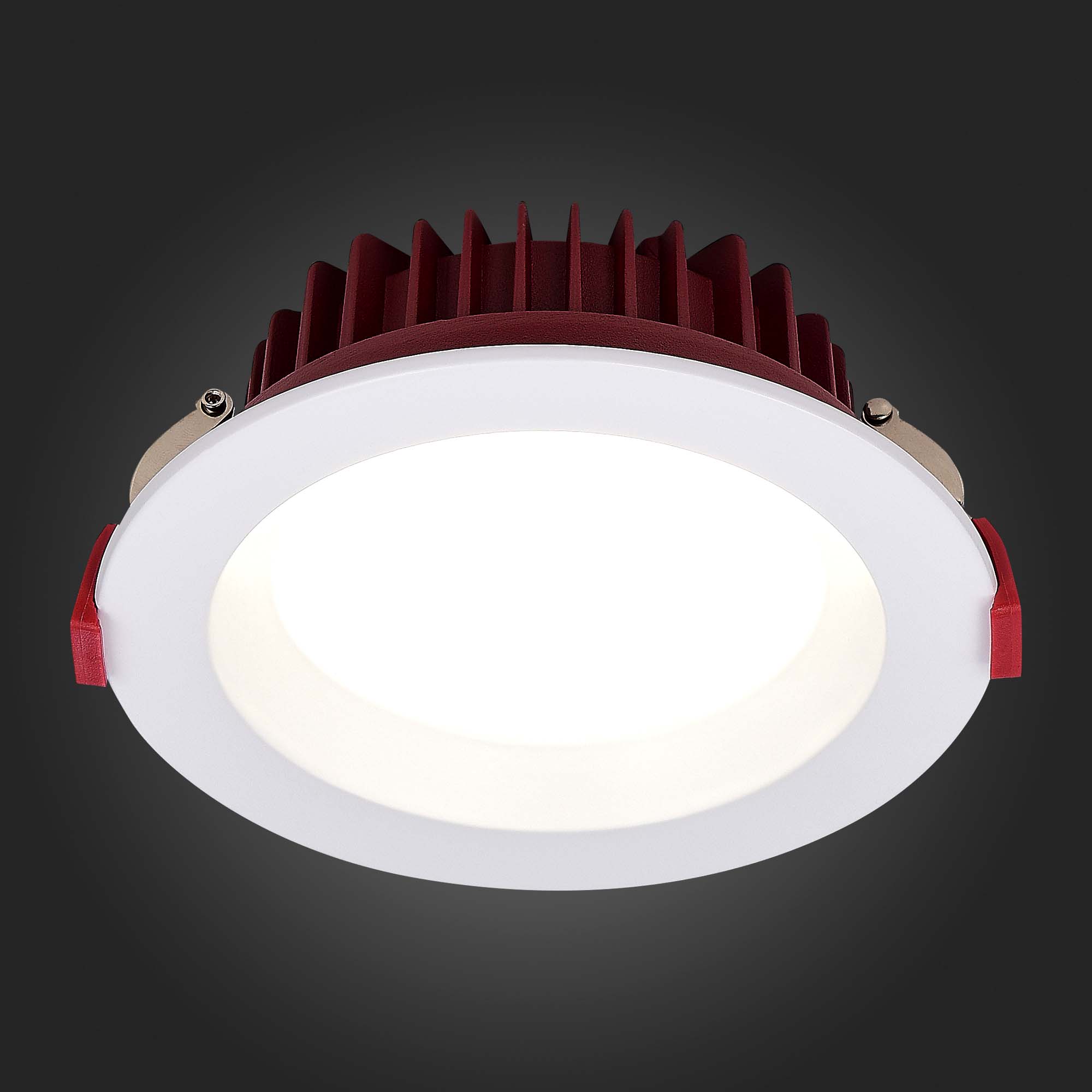 ST752.548.12 Св-к встр. Белый LED 1*12W 4000K 960Lm Ra80 100° IP44 D115xH47 100-240VV Встраиваемые светильники