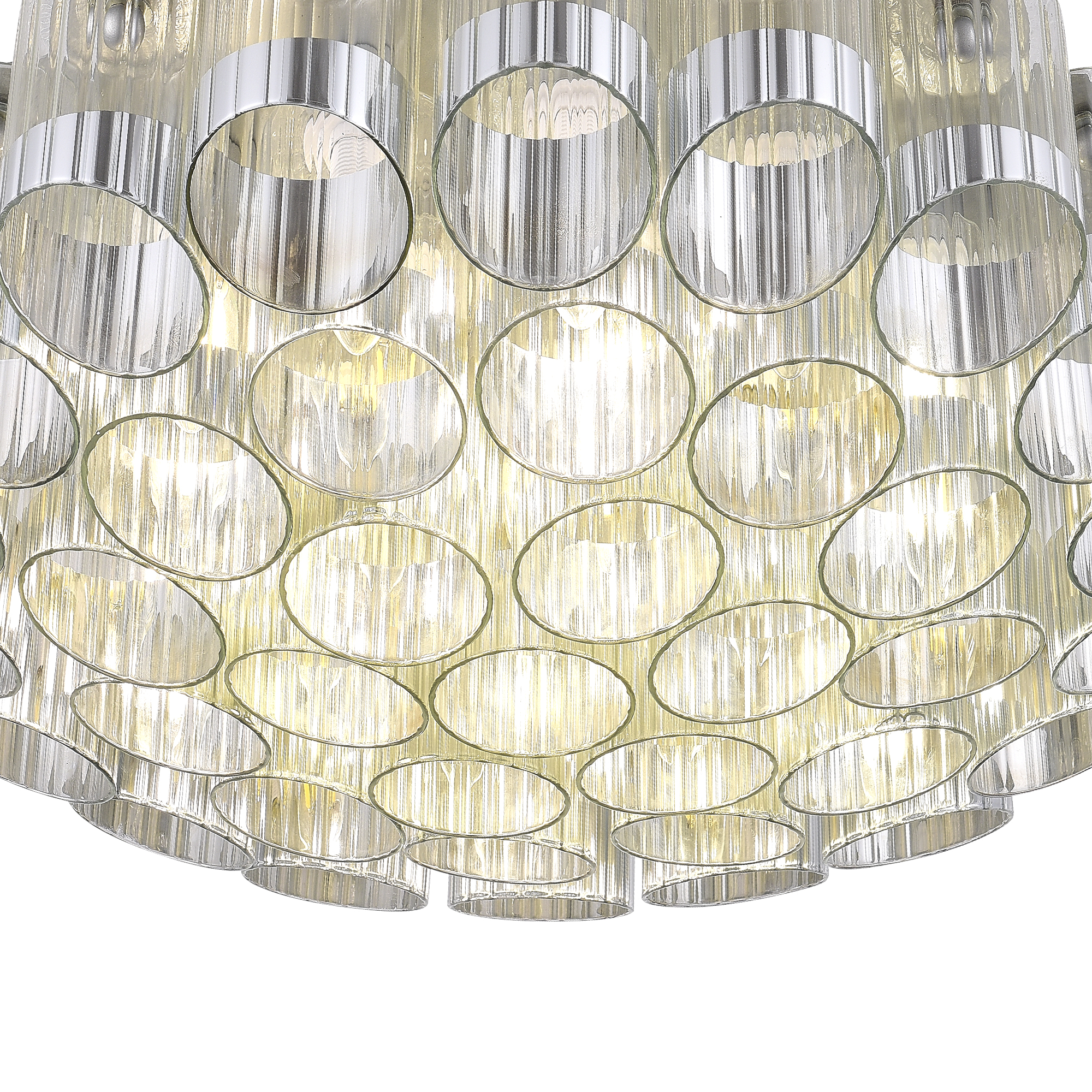 SL1662.102.19 Светильник потолочный ST-Luce Никель/Никель, Прозрачный E14 19*60W ACCORD