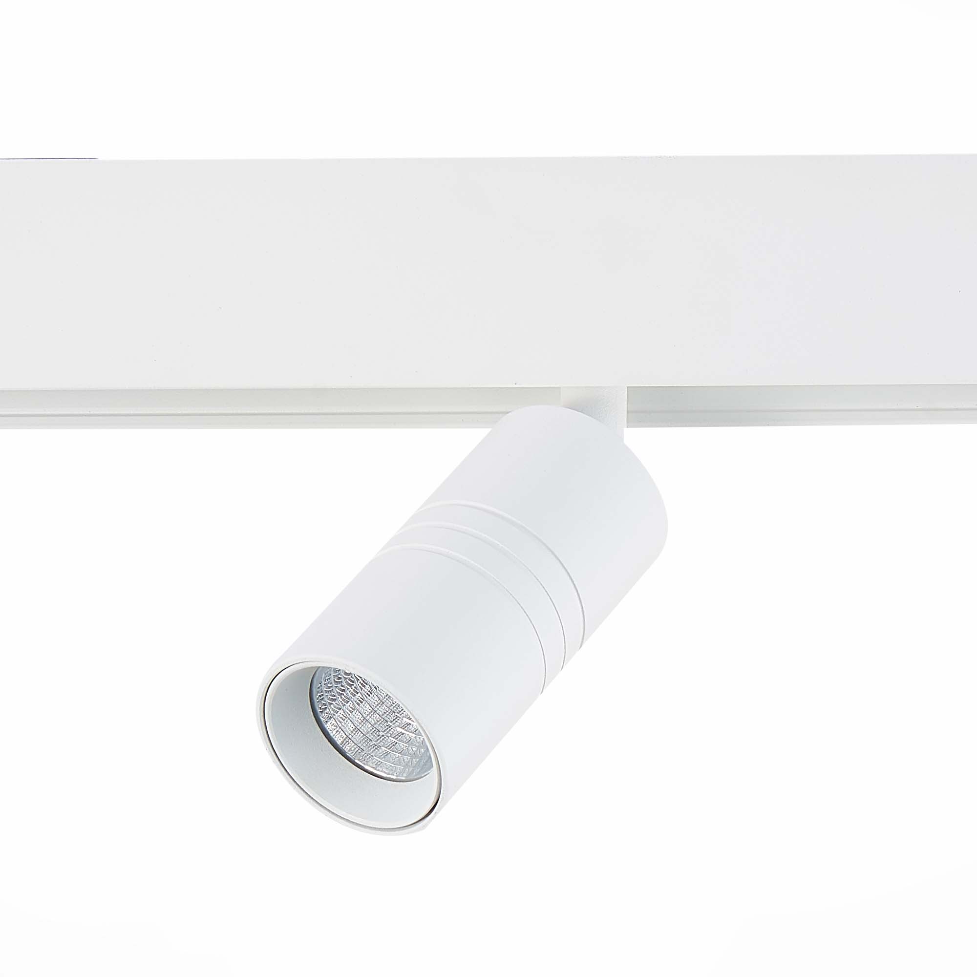 ST365.546.07 Магнитный трековый светильник белый LED 1*7W 4000K 595Lm Ra>80 36° IP20 L-xW44xH90 48V SKYLINE 48