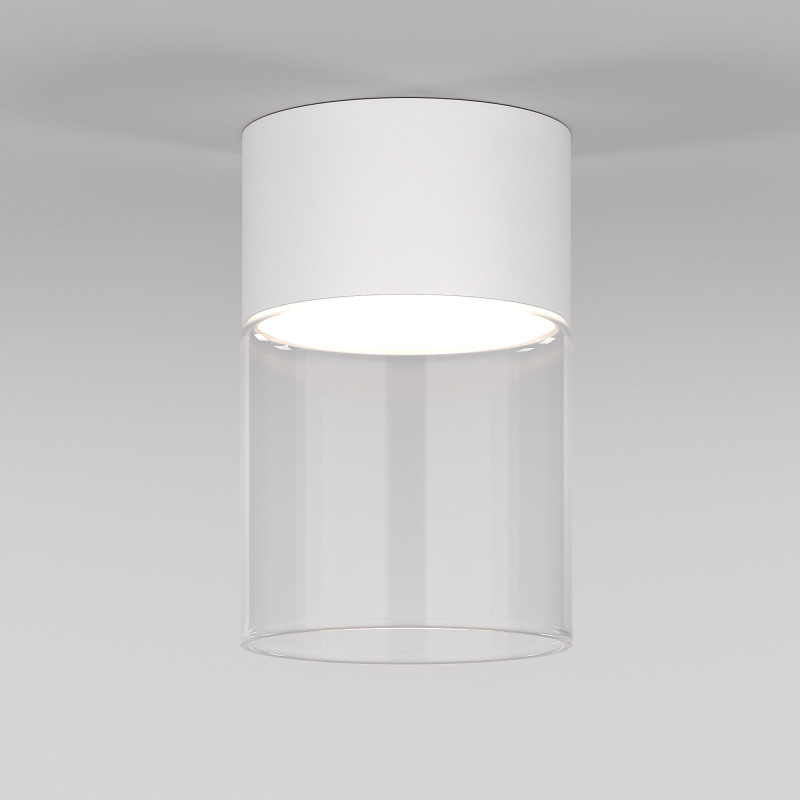 Накладной светильник Elektrostandard 25047/LED 10W 4000К белый/прозрачный