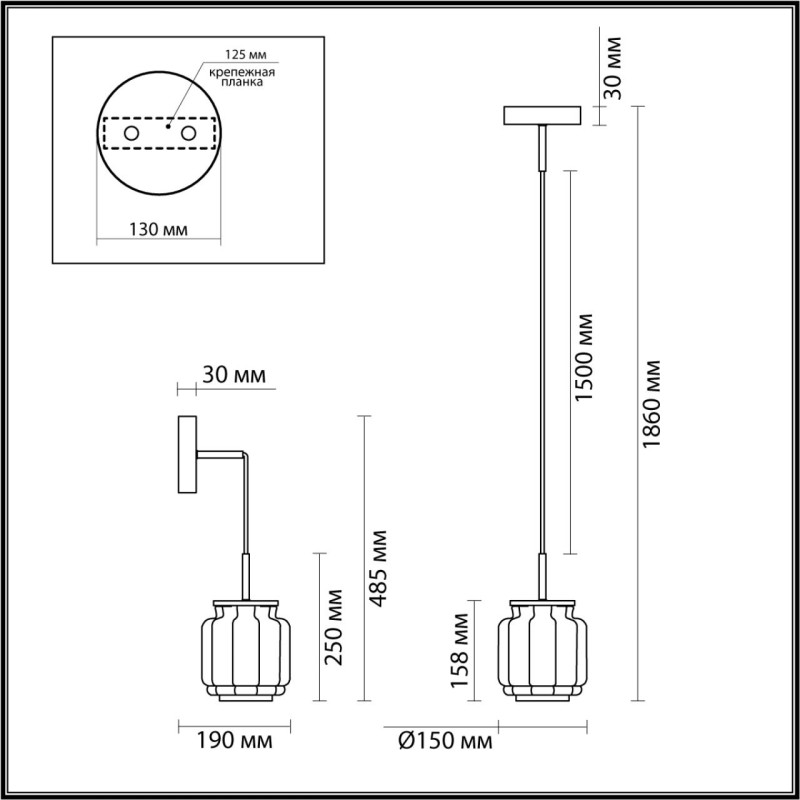 Подвесной светильник Odeon Light 5409/5L