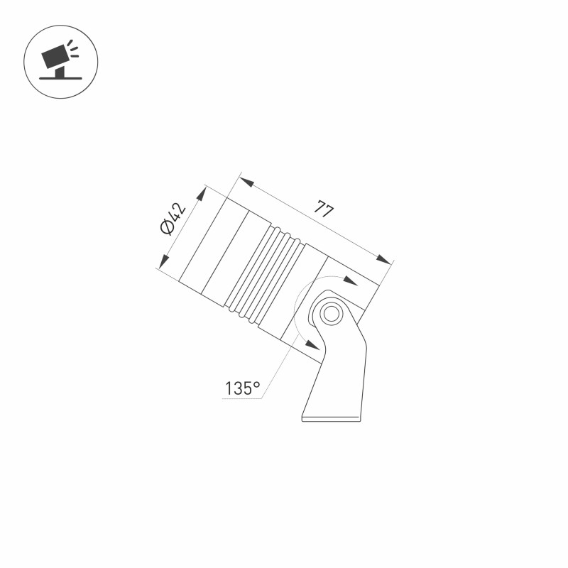 Прожектор Arlight 032652