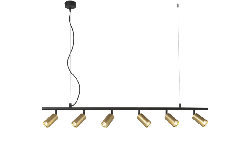Подвесная люстра Crystal Lux CLT 015C6 L1200 BL-GO