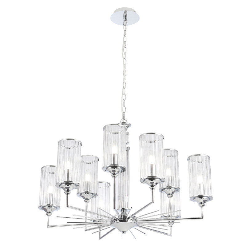 Подвесная люстра Crystal Lux GLORIA SP9 CHROME