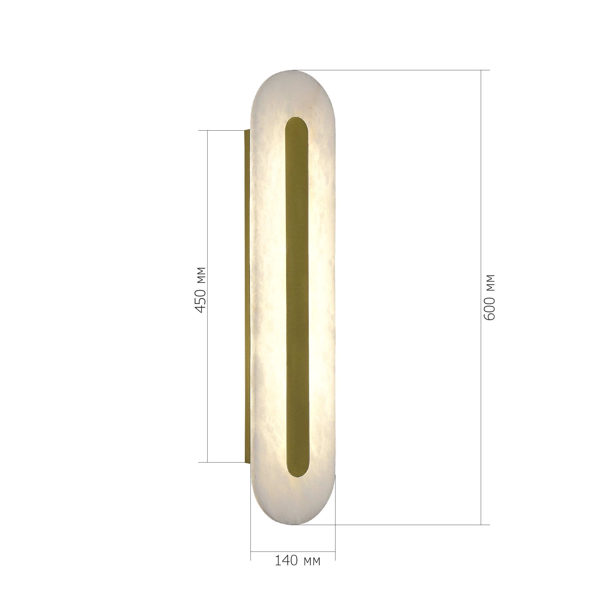 SL6139.211.01 Светильник настенный ST-Luce золотистый/белый LED 1*12W 3000K / 4000K / 6000K GEOM