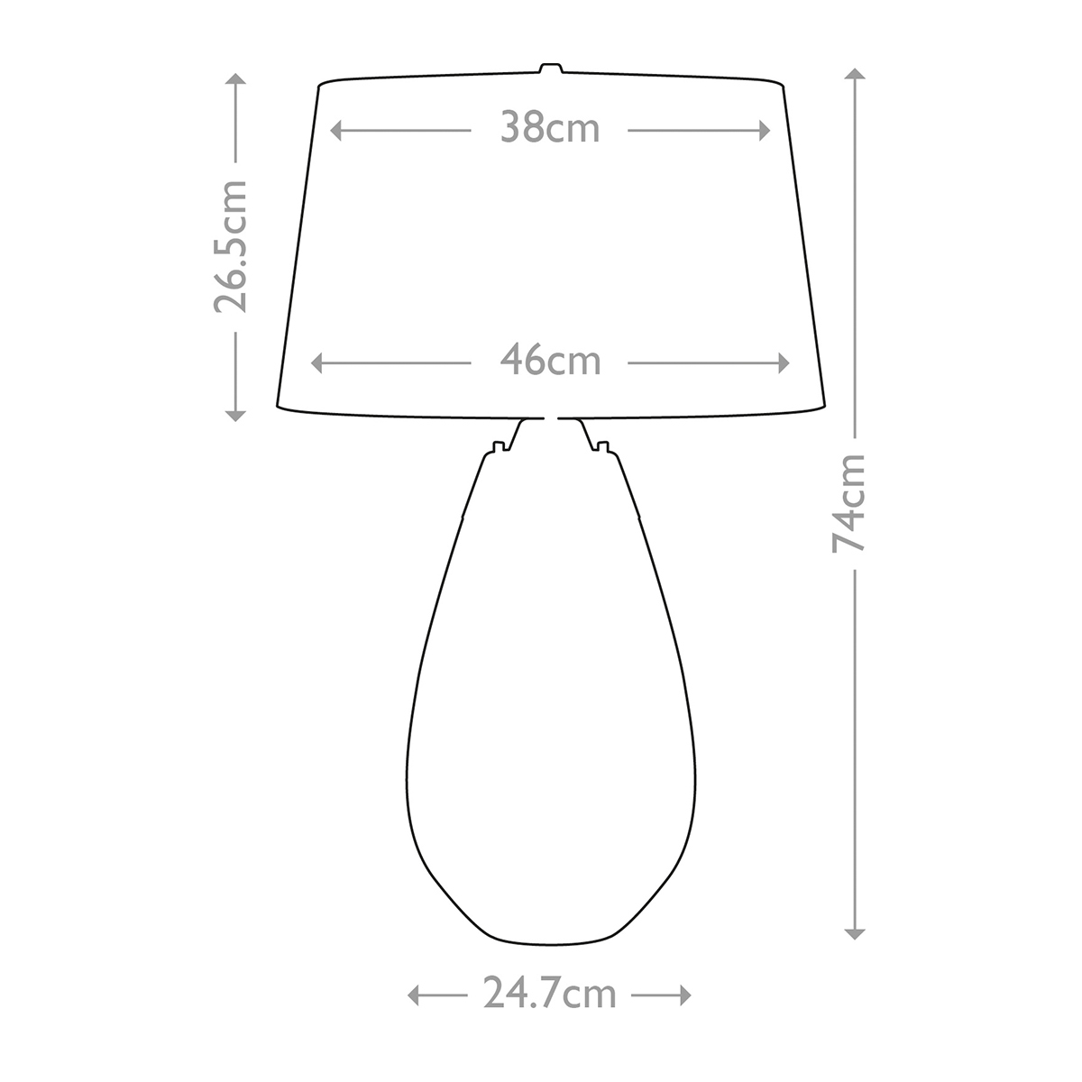 Настольная лампа Elstead Lighting, Арт. LENA-TL-L-PLUM
