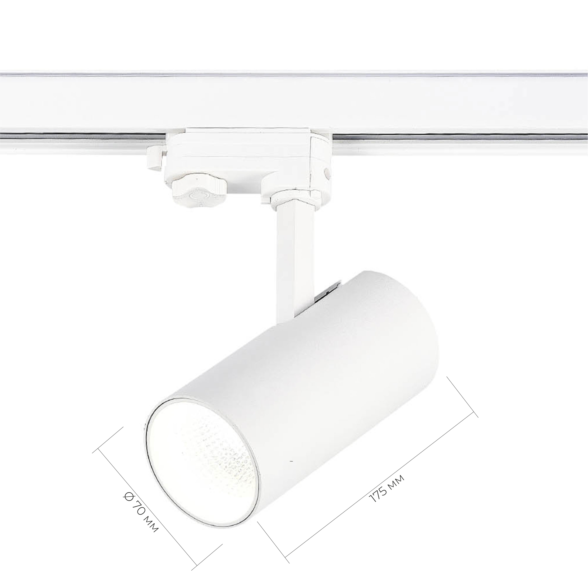 ST661.546.20 Св-к трек. Белый LED 1*20W 4000K 1 600Lm Ra>90 38° IP20 L150xW70xH202 165-265V TRACE