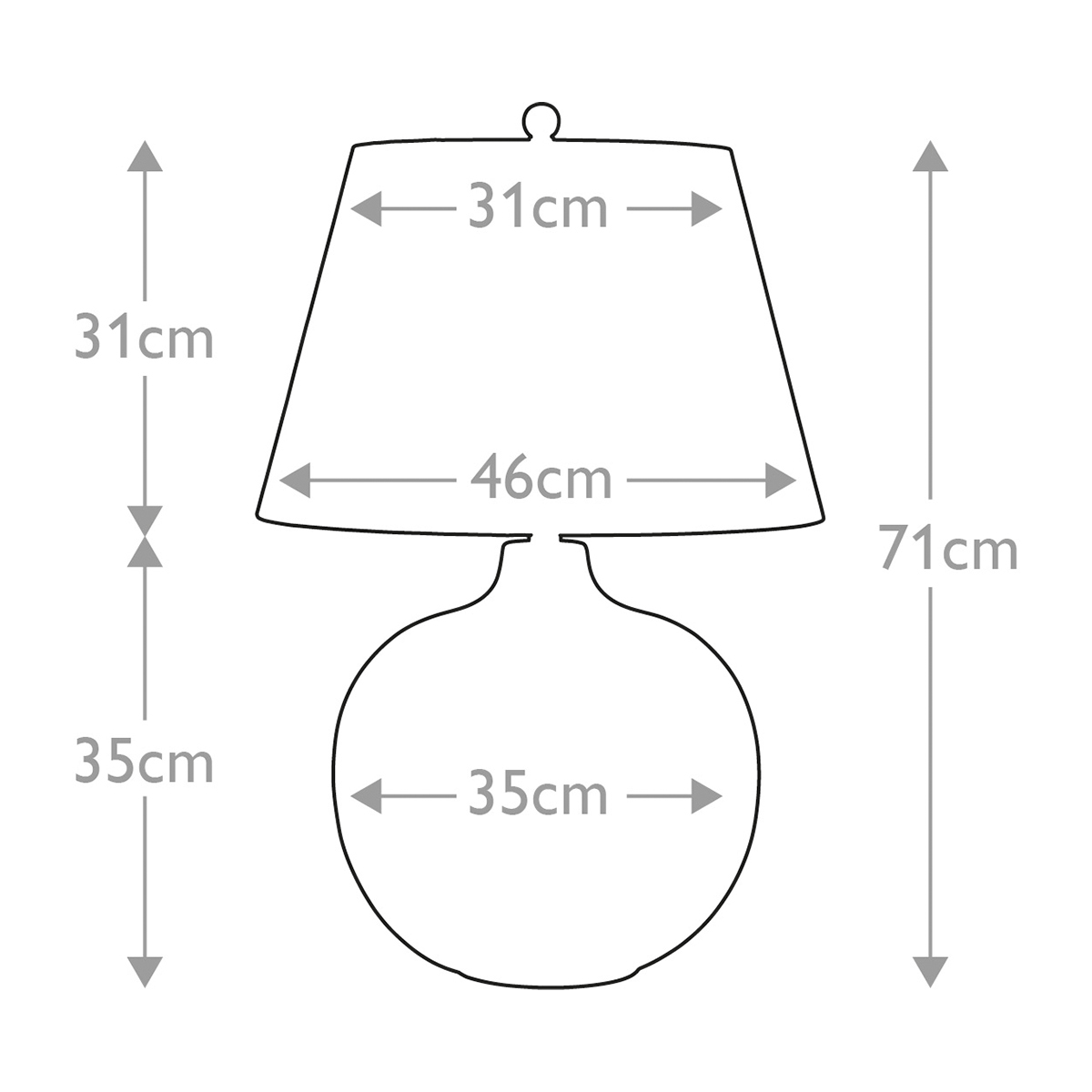 Настольная лампа Elstead Lighting, Арт. LAGUNA-TL-LRG