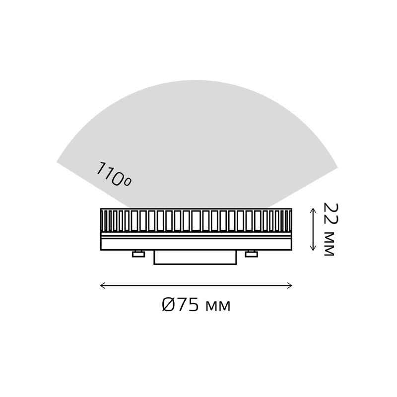 Светодиодная лампа Gauss 83833