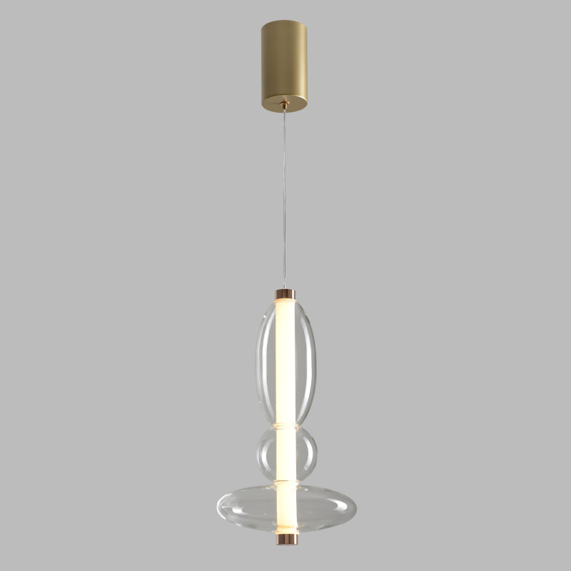 Подвесной светильник Crystal Lux QUASAR SP10W LED TRANSPARENT