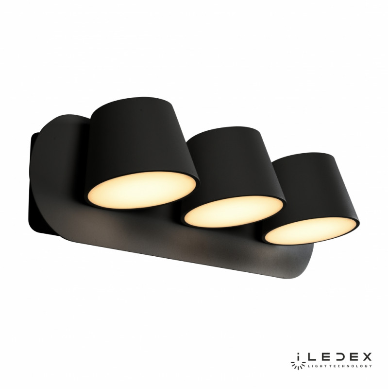 Бра iLedex W1118-3AS BK