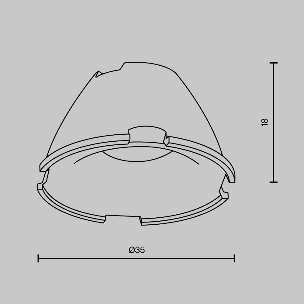 Аксессуар Technical LensD35-18