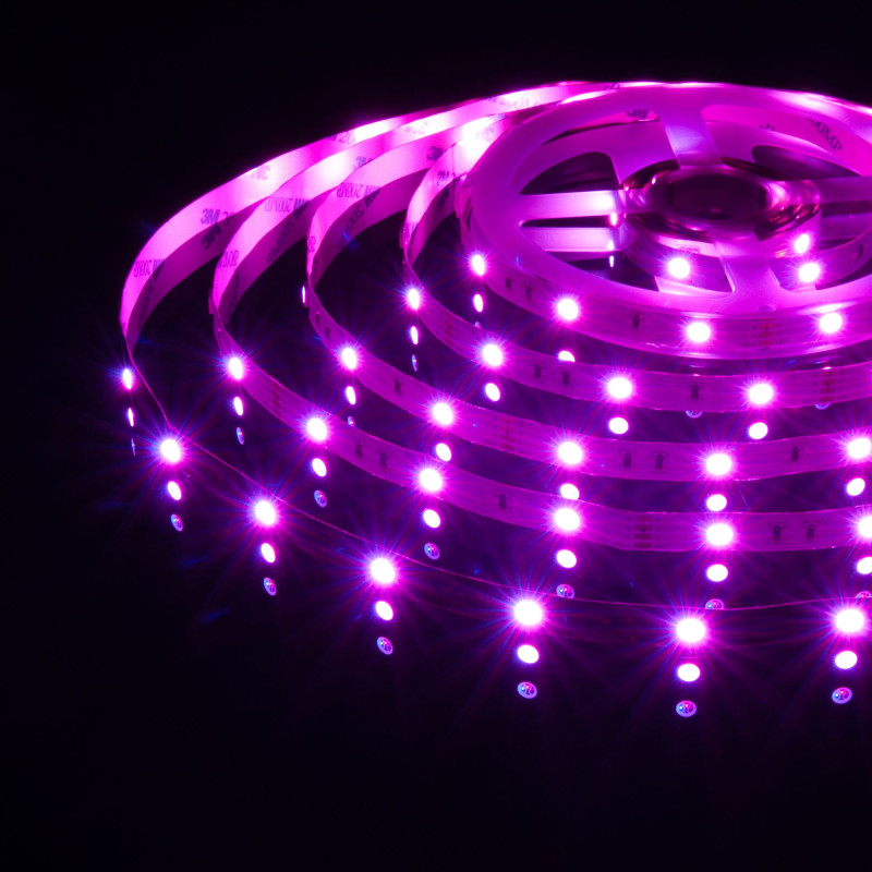 Лента Elektrostandard 5050/30 LED 7.2W IP20 [белая подложка] мультиколор