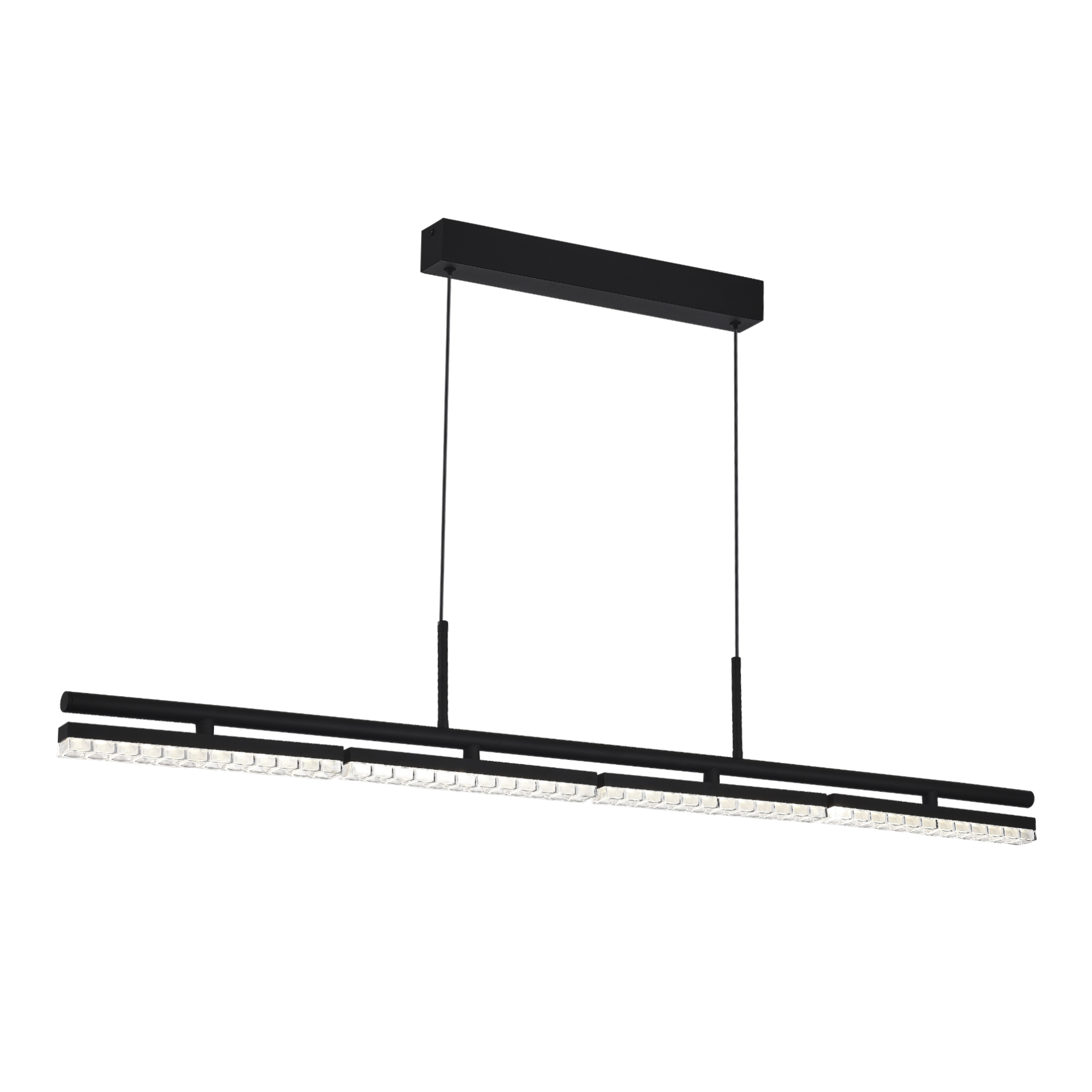 SL1018.403.04 Светильник подвесной ST-Luce черный/прозрачный LED 1*32W 4000K EUCLIDICS