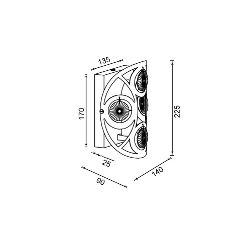 Бра Vele Luce VL3143W01