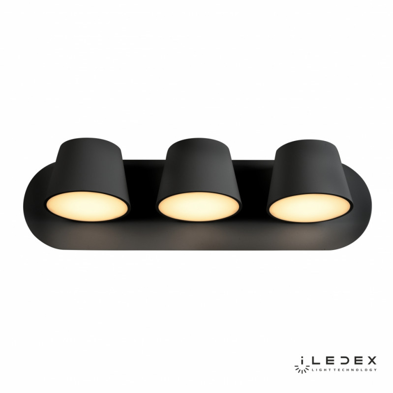 Бра iLedex W1118-3AS BK