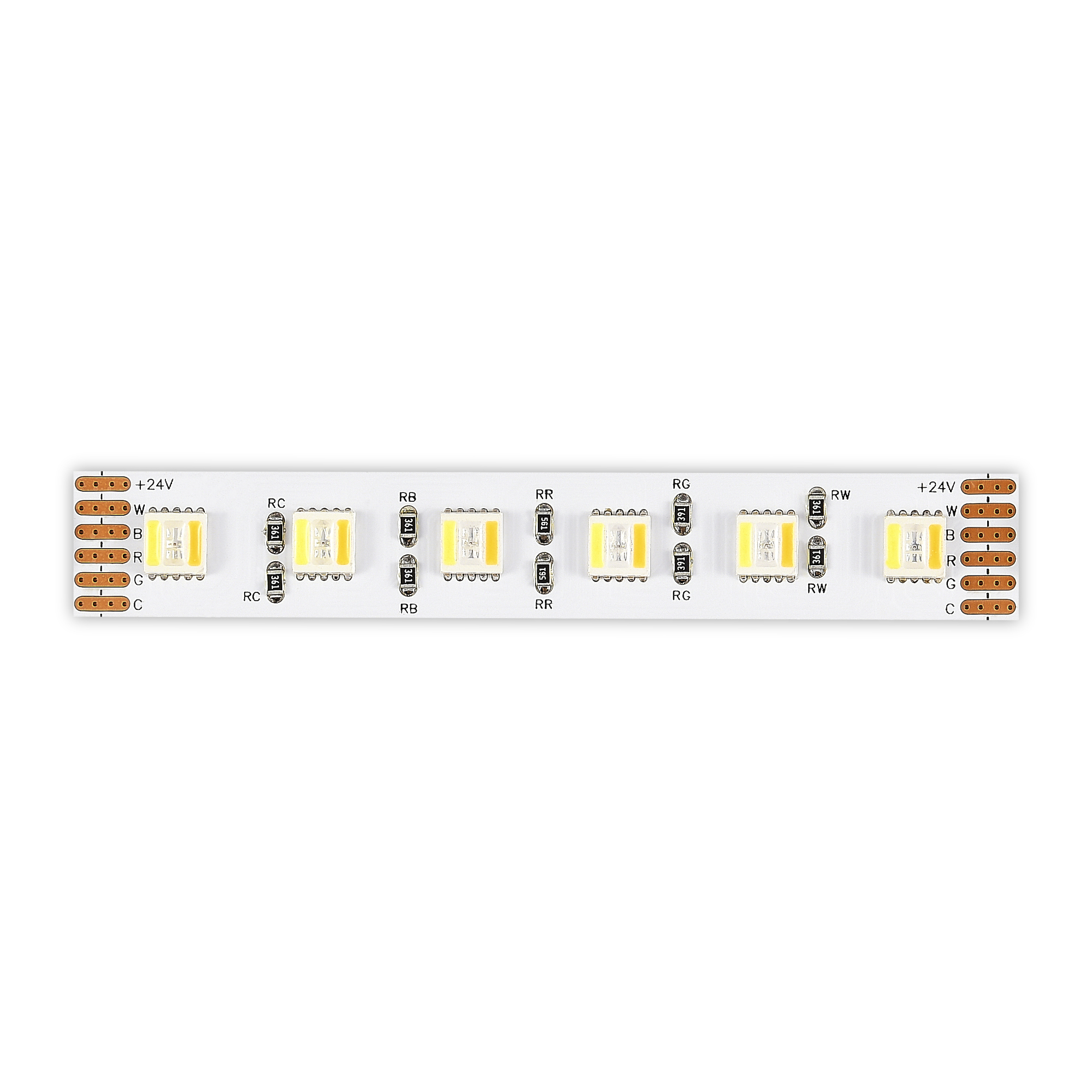 ST1006.018.20RGBCCT Светодиодная лента  - 18Вт/м (сум.) 2700K-6000K 2100 Lm Ra90 IP20 L5000xW12 24В Светодиодные ленты