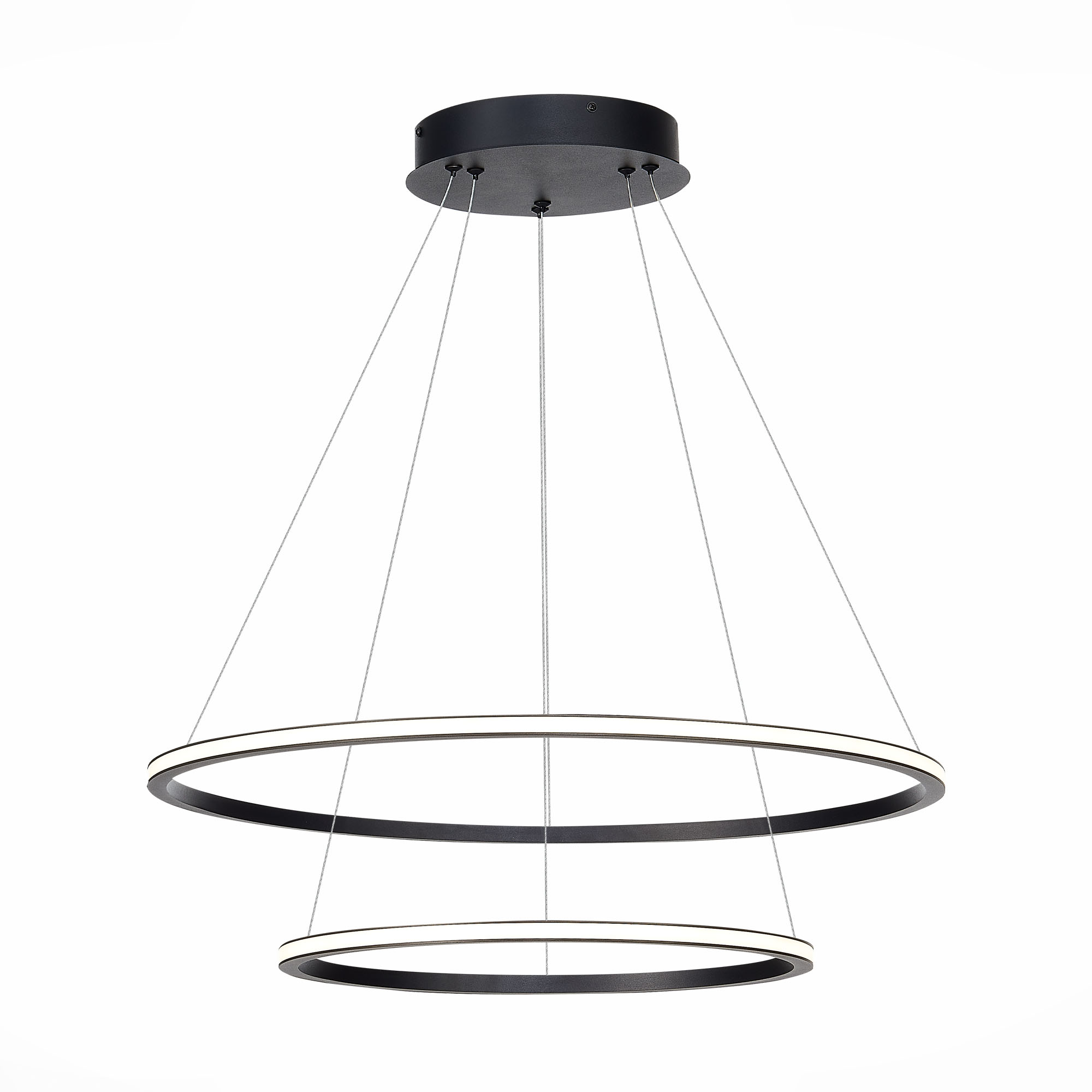 ST604.443.56 Светильник подвесной ST-Luce Черный/Белый LED 1*56W 4000K Подвесные светильники