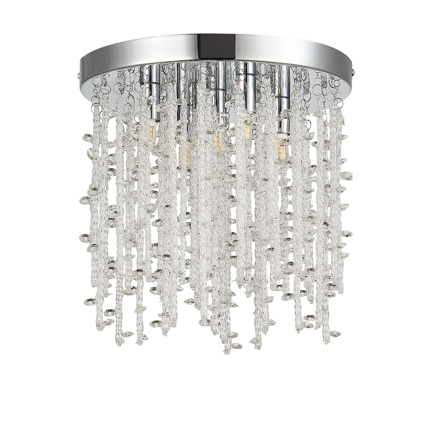 SLE103302-05 Светильник потолочный Хром/Прозрачный G9 LED 5*3W LUCCHIO