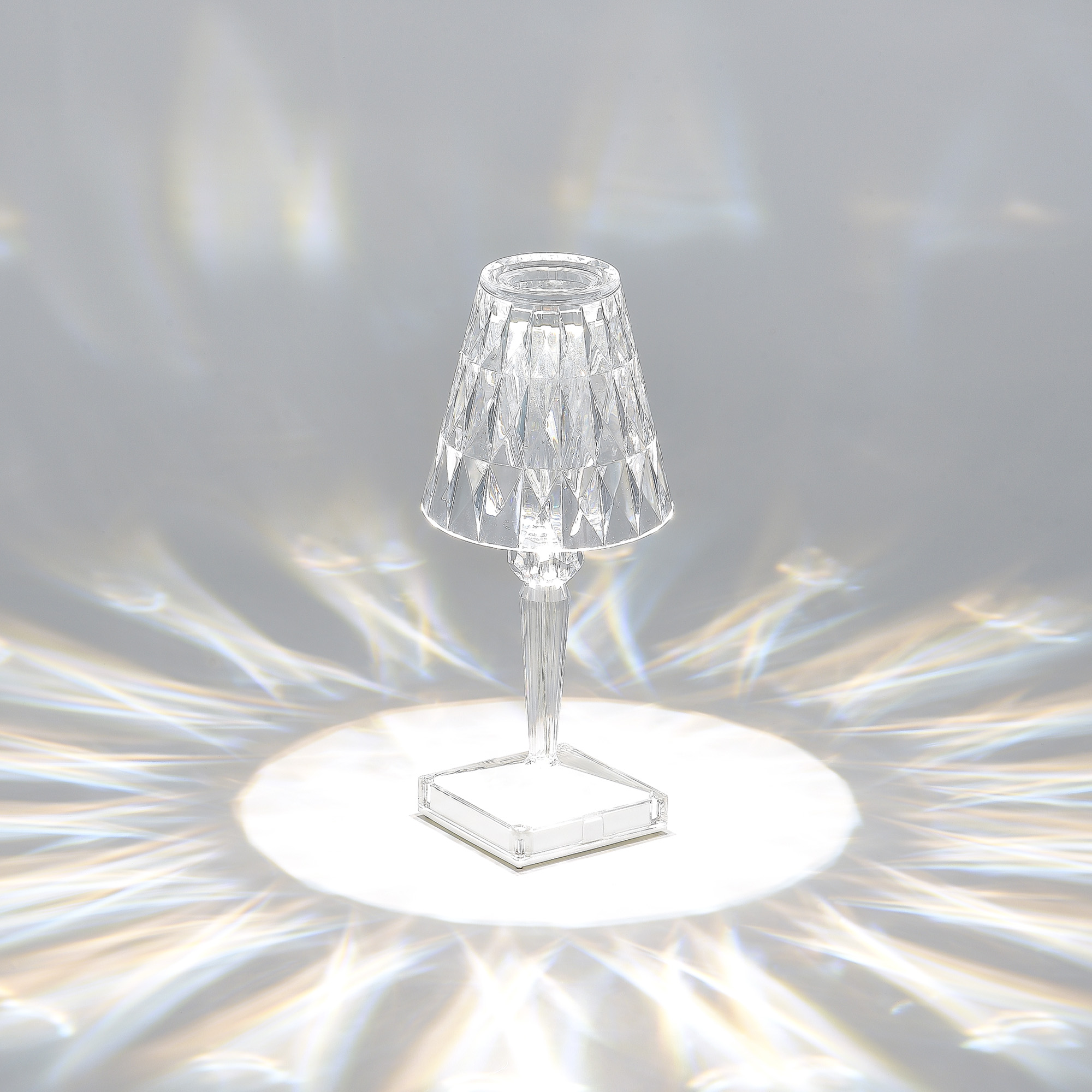 SL1010.744.01 Прикроватная лампа ST-Luce Прозрачный/Прозрачный LED 1*2W 3000K - 6000K SPARKLE