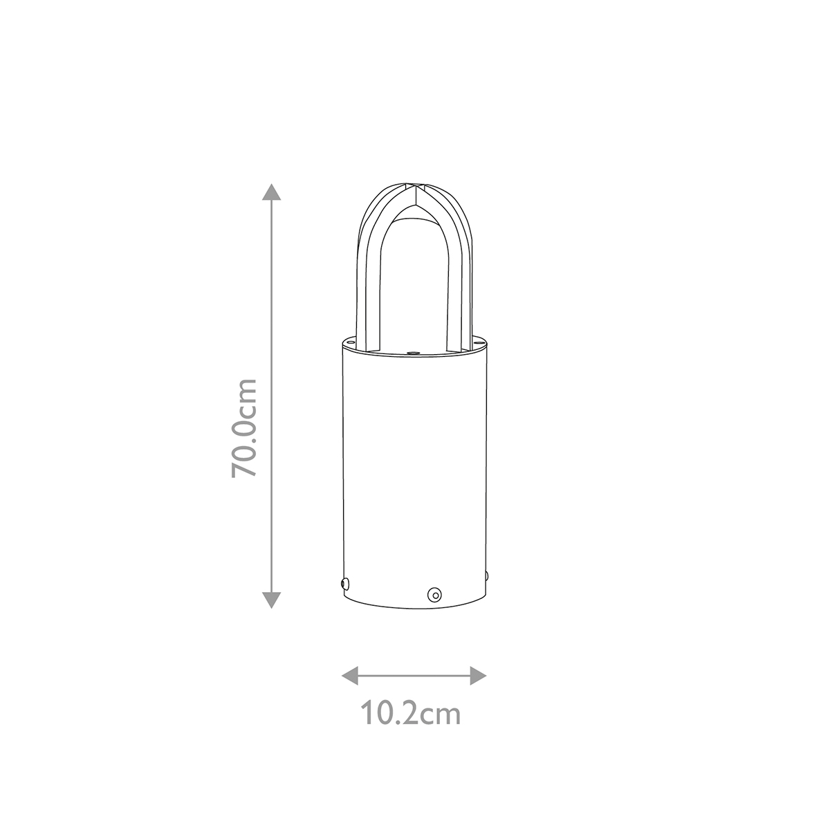 Фонарный столб Elstead Lighting, Арт. PAIGNTON-MB-BRASS