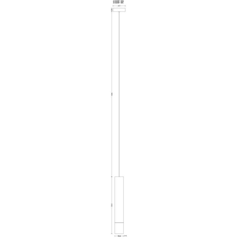 Подвесной светильник ARTE Lamp A1520SP-1WH