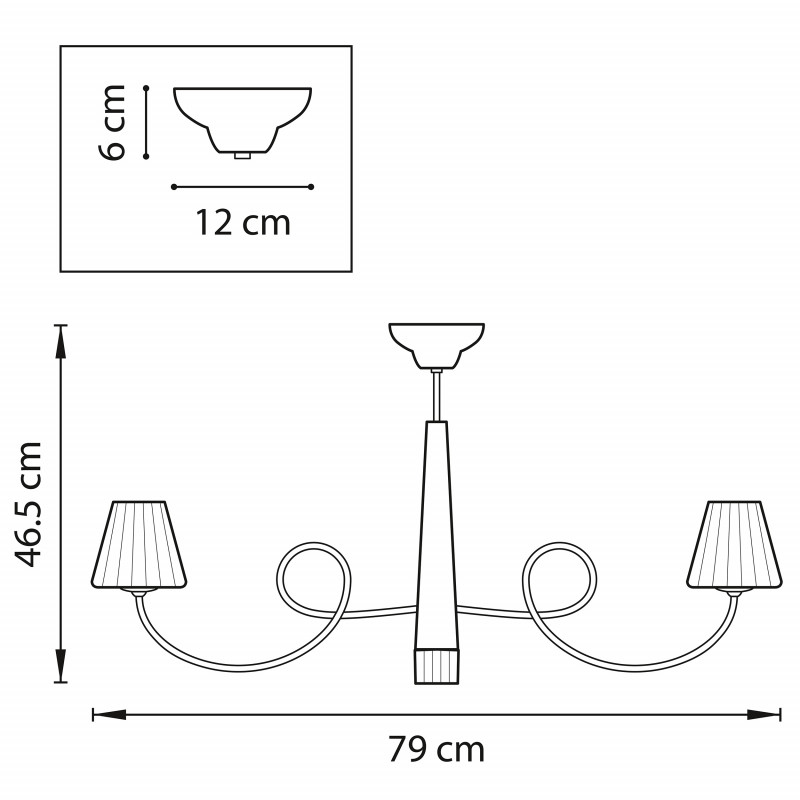 Люстра на штанге Lightstar 814097