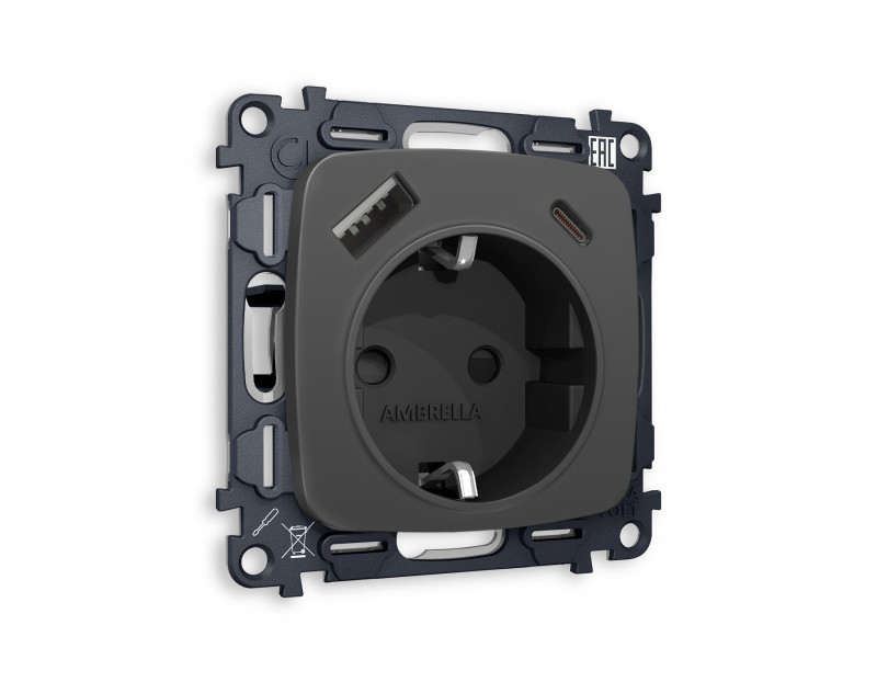 Розетка Ambrella Volt MO910010