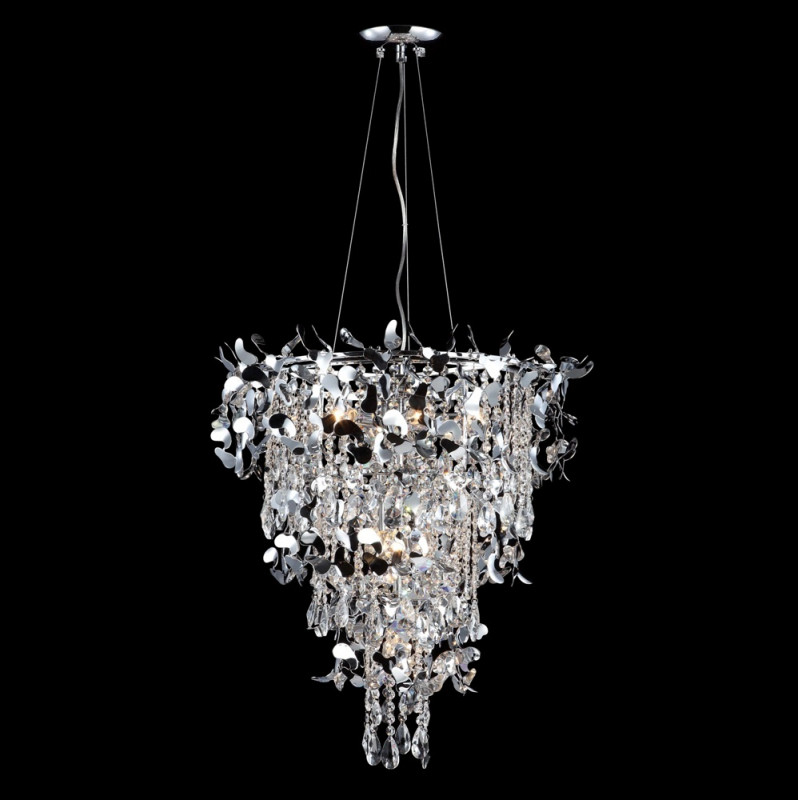 Каскадная люстра Crystal Lux ROMEO SP10 CHROME D600