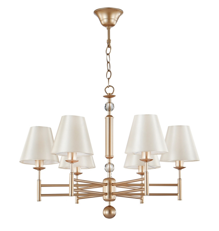 Подвесная люстра Crystal Lux FLAVIO SP6 GOLD