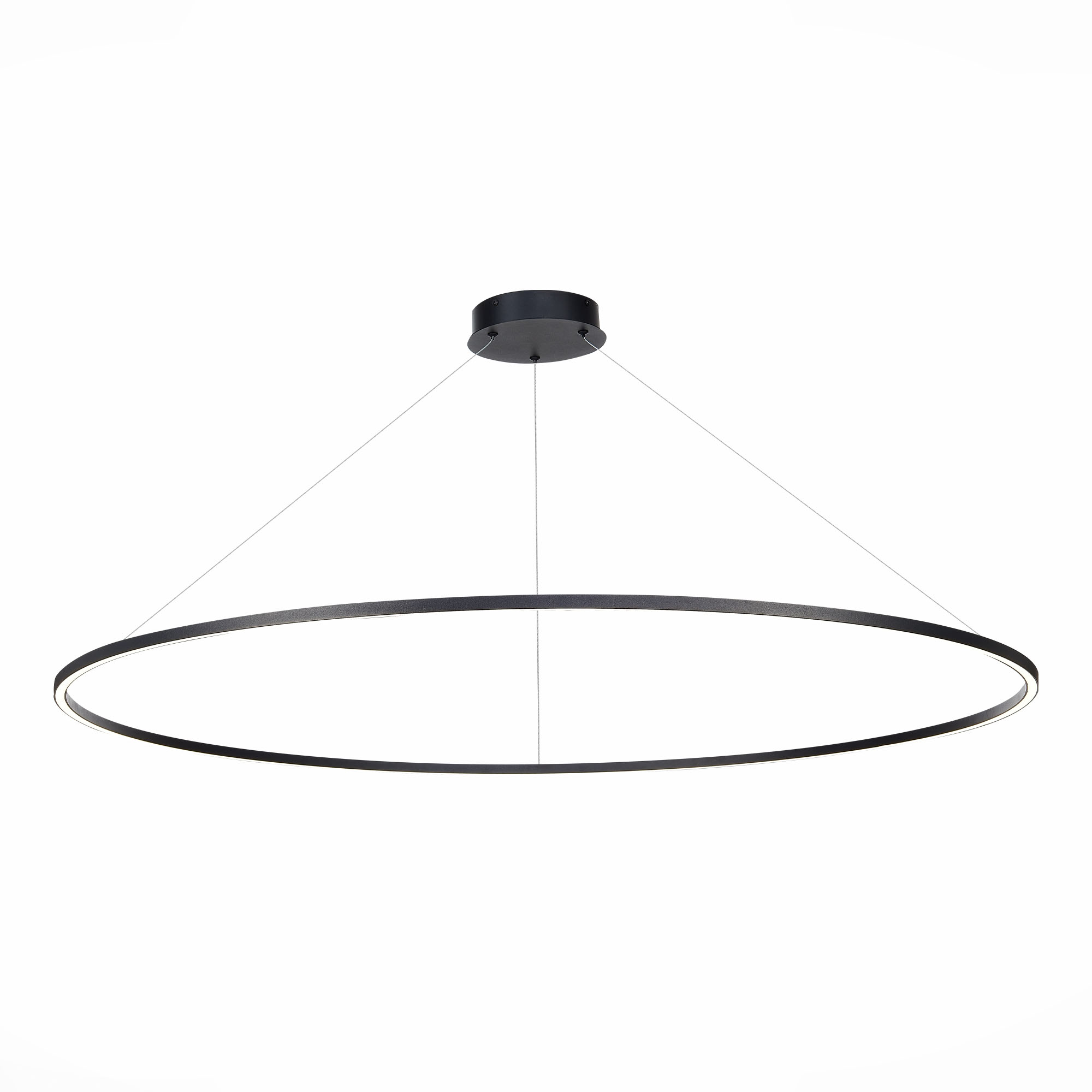 ST605.403.72 Cветильник подвесной SMART ST-Luce Черный/Белый LED 1*72W 2800-6500K AURA