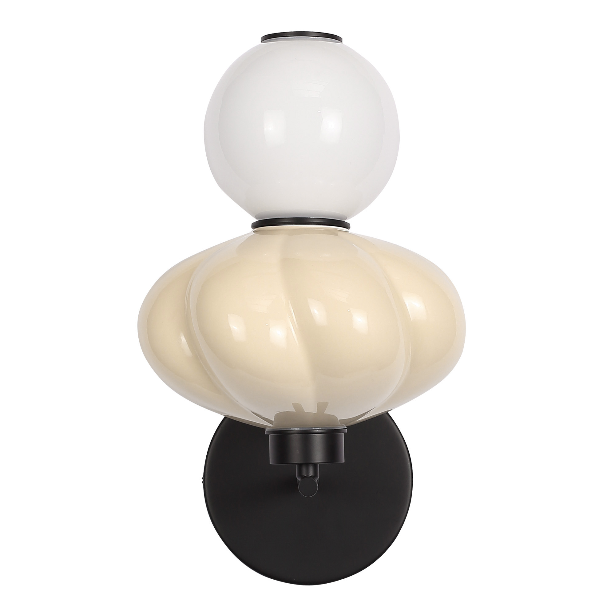 SL6134.411.01 Светильник настенный ST-Luce черный/желтый, опаловый LED 1*8W 3000K FLORENTINI