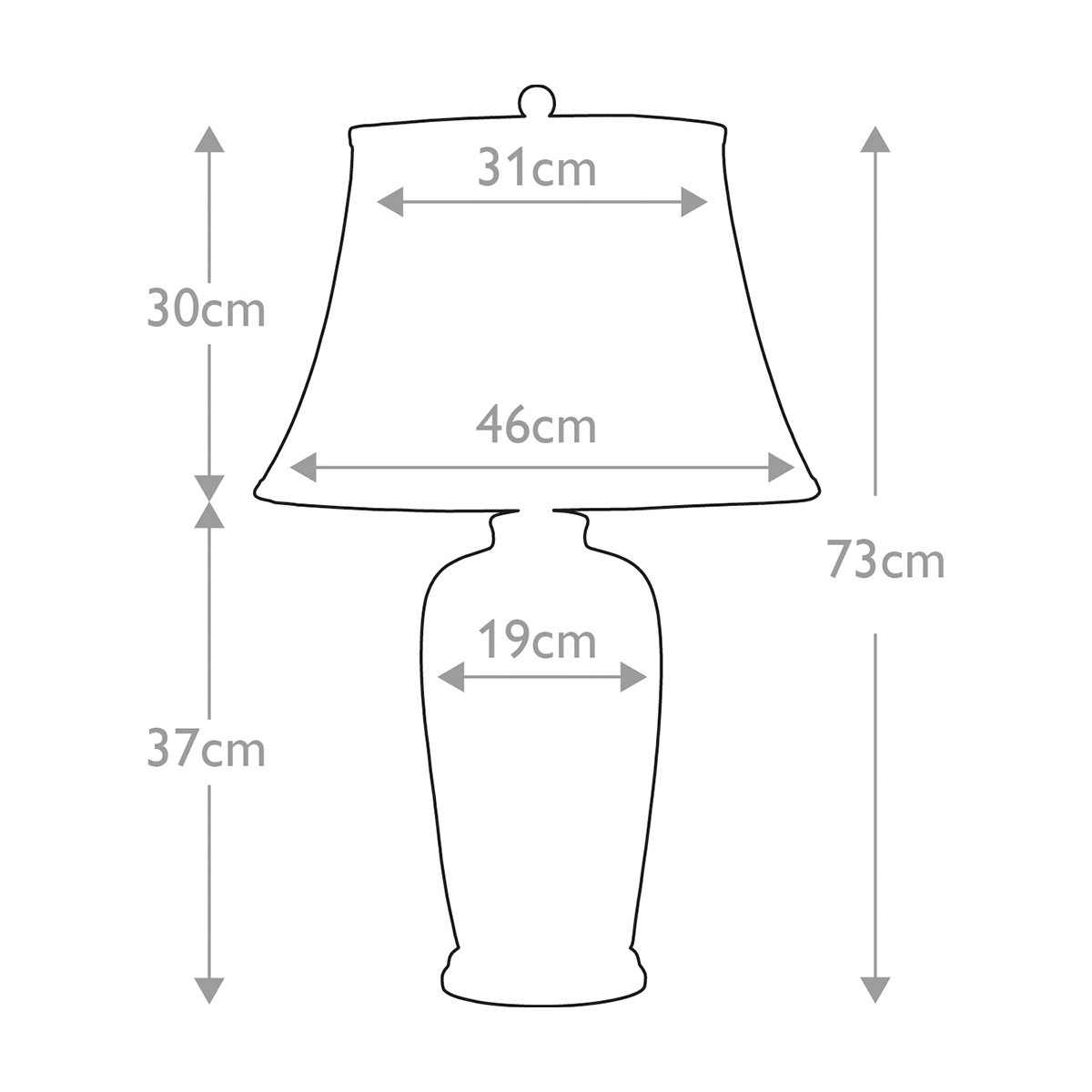 Настольная лампа Elstead Lighting, Арт. BLUE-TRAD-WP-TL